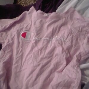 Pink Champion little girls Crop top shirt